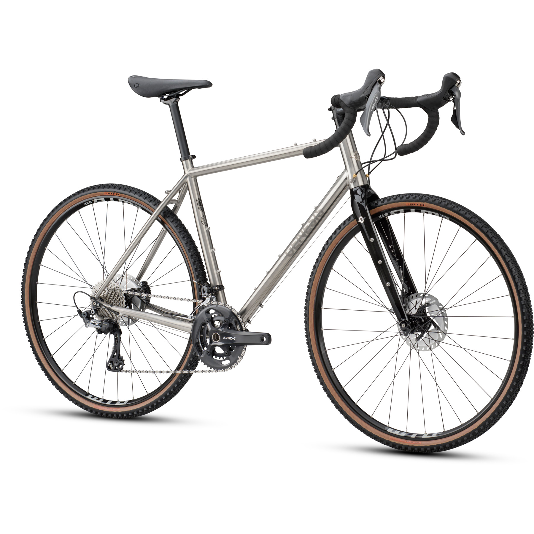 Genesis Croix De Fer Ti Road Gravel Bike (Raw / Silver) 4 Genesis Croix De Fer Ti Road Gravel Bike (Raw / Silver) - Image 2