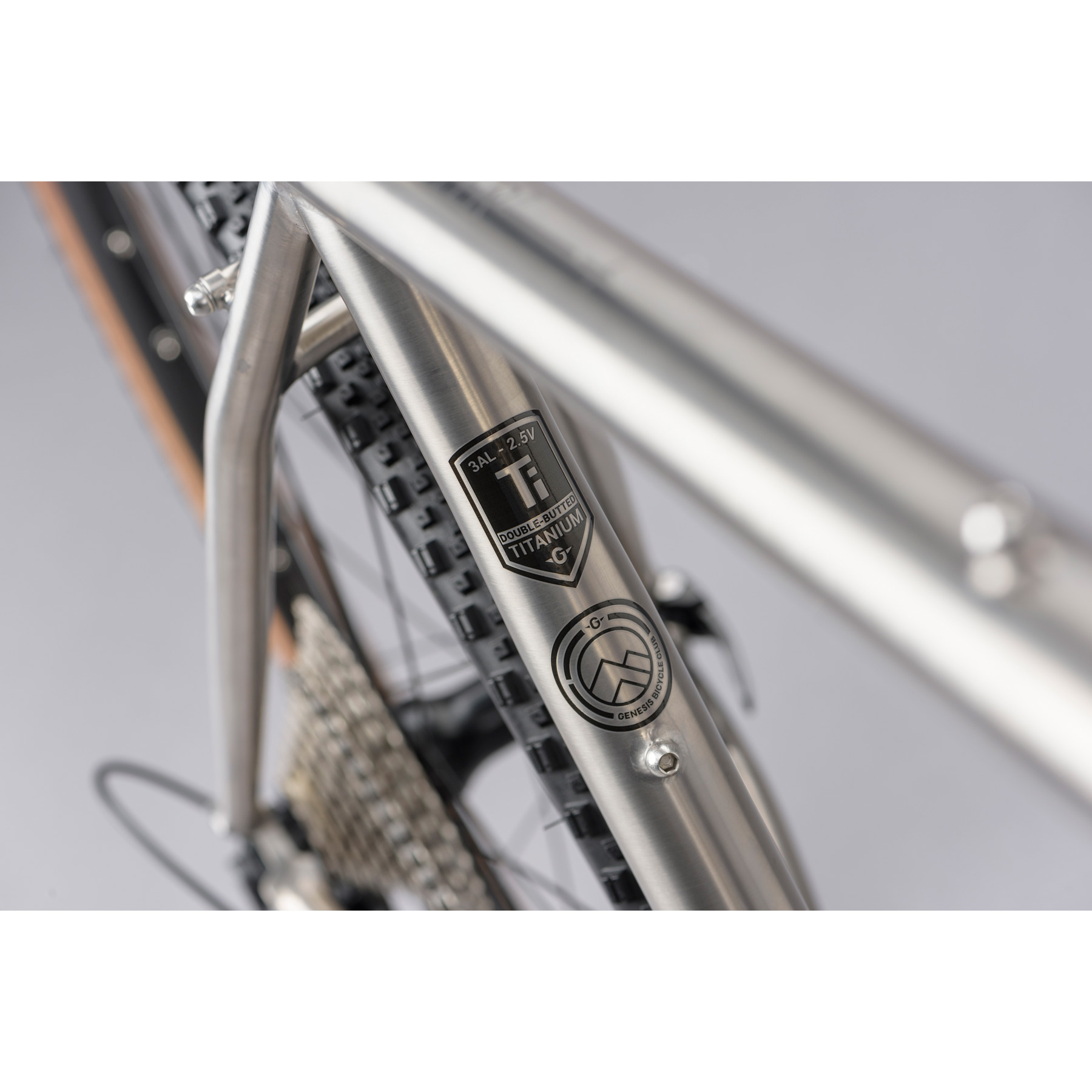 Genesis Croix De Fer Ti Road Gravel Bike (Raw / Silver) 7 Genesis Croix De Fer Ti Road Gravel Bike (Raw / Silver) - Image 5