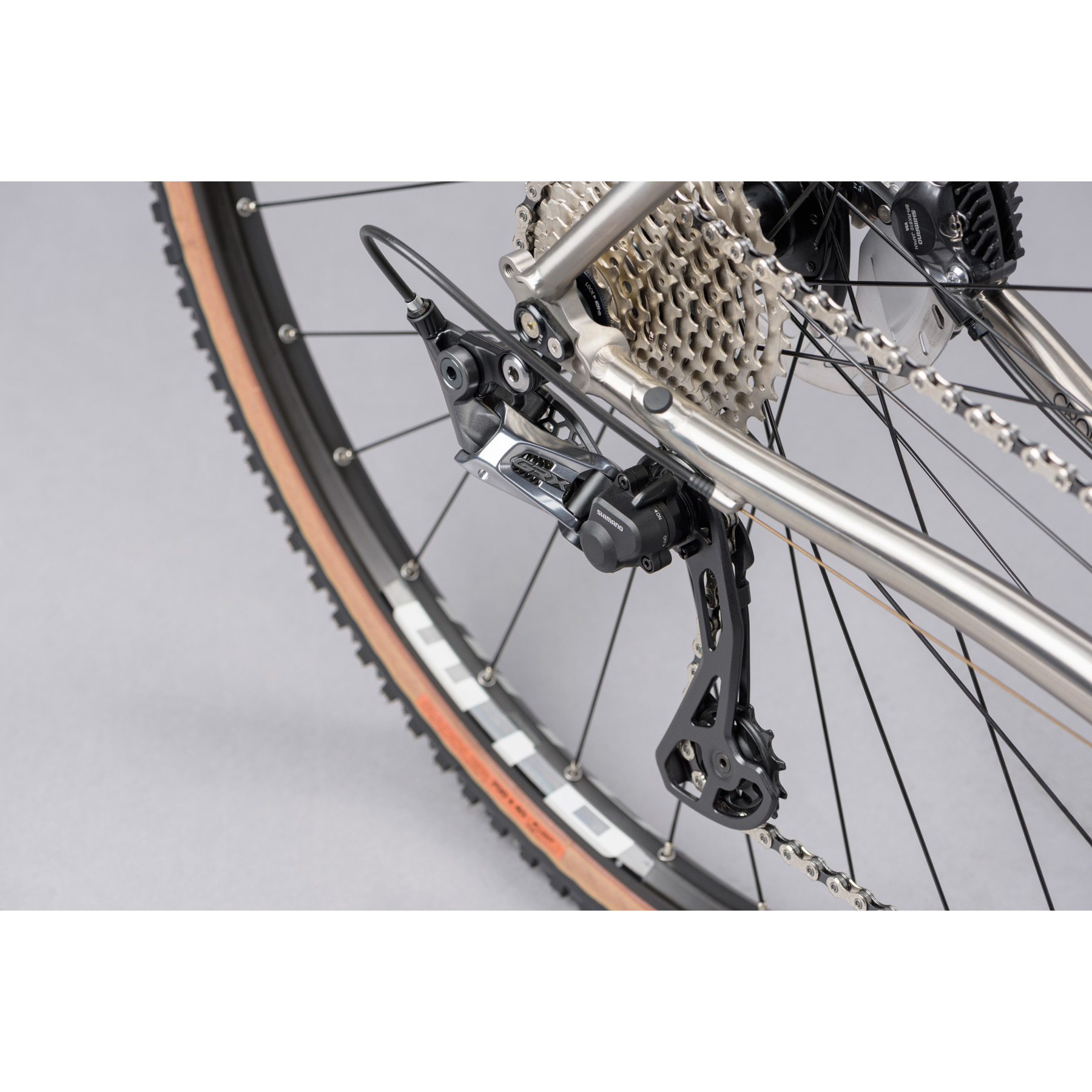 Genesis Croix De Fer Ti Road Gravel Bike (Raw / Silver) 8 Genesis Croix De Fer Ti Road Gravel Bike (Raw / Silver) - Image 6