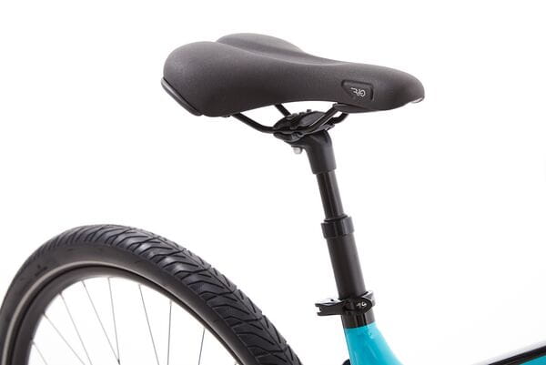 X2 Large The Rideback X2 E-bike – Blue | Shimano STEPS 250W, 150km Range, All-Terrain, 9-Speed 4 Suspension seatpost on Blue Rideback X2 for added comfort