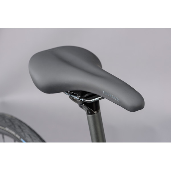 Vanteo LG The Ridgeback – Blue | Lightweight Versatile Bike with Shimano Gears & Disc Brakes 12 Custom ergonomic saddle on Blue Vanteo LG Ridgeback
