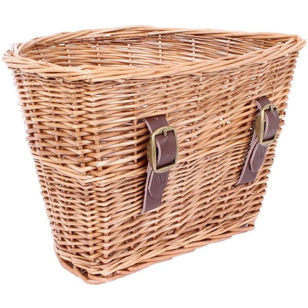 D-Shaped Wicker Basket with Leather Straps - Stylish and Durable for Various Uses 6 D-Shaped Wicker Basket with Leather Straps - Stylish and Durable for Various Uses - Image 4