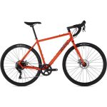 CDA 10 1X Large All-Aluminium Versatile Bike – Orange – Ideal for Commutes & Adventures 1 Side profile of CDA 10 1X Large Orange bike with alloy frame