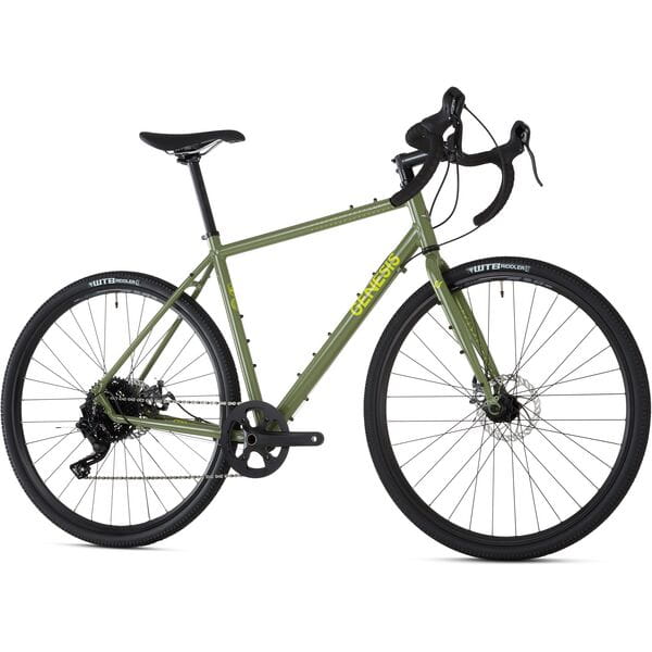 CDA 20 1X Adventure Bike – Lightweight Alloy Frame with 1×11 Drivetrain & Disc Brakes – Green 4 Alloy frame detail on CDA 20 1X Green Adventure Bike