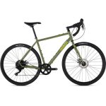 CDA 20 1X Adventure Bike – Lightweight Alloy Frame with 1×11 Drivetrain & Disc Brakes – Green 1 Side profile of CDA 20 1X Green Adventure Bike with lightweight alloy frame
