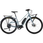 Columbia Road Large E-Bike – UK-Designed Pedal-Assist Electric Bike with 150km Range 2 Columbia Road Large E-Bike Blue Side View for City and Country Riding