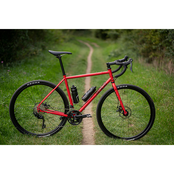 Croix De Fer 20 Red Adventure Gravel Bike – Reynolds 725 Frame, Shimano GRX 13 Complete Shimano GRX drivetrain on Croix De Fer 20 Red Adventure Bike