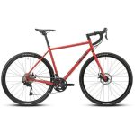 Croix De Fer 20 Red Adventure Gravel Bike – Reynolds 725 Frame, Shimano GRX 1 Side view of Croix De Fer 20 Red Adventure Gravel Bike with Reynolds 725 frame
