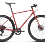 Genesis Croix De Fer 10 FB 2024 – Red Flat Bar Gravel Bike – Steel Frame 700c – Fixthisbike London 2 Genesis Croix De Fer 10 FB 2024 Side View