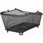 DAILY AVS 28 Litre Steel Bicycle Basket – Durable Steel, AVS Compatible, Easy Attach 2 Side view of DAILY AVS 28 Litre Steel Basket in black with AVS system