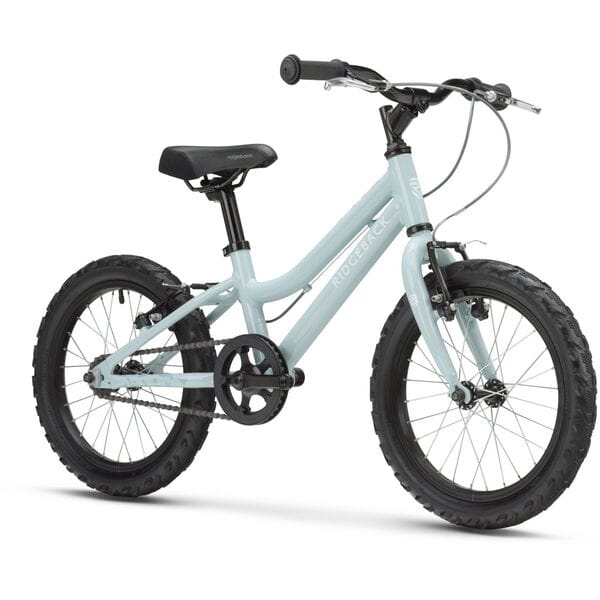 Melody 16 Pink Ridgeback Girl's Mountain Bike Lightweight, Durable, Single Gear, Perfect for 110-120cm Tall Riders 20 Top View of Melody 16 Blue Bike Frame