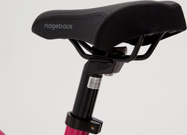 Melody 16 Pink Ridgeback Girl's Mountain Bike Lightweight, Durable, Single Gear, Perfect for 110-120cm Tall Riders 9 Comfortable Saddle on Ridgeback Melody 16 Pink
