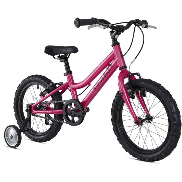 Melody 16 Pink Ridgeback Girl's Mountain Bike Lightweight, Durable, Single Gear, Perfect for 110-120cm Tall Riders 4 Top View of Melody 16 Pink Bike Frame