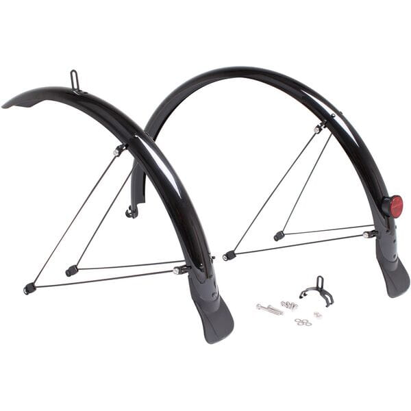Durable polycarbonate finish on Premium Full Length Mudguards