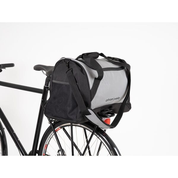Pulse AVS Duffle Bag, Black/Reflective, 36 Litre – Water-Resistant, Stylish & Spacious 5 Pulse AVS Duffle Bag 36L Black Reflective Mounted with AVS System on Bike