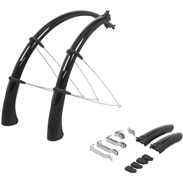 QF Quick Fit Mudguards Black Durable