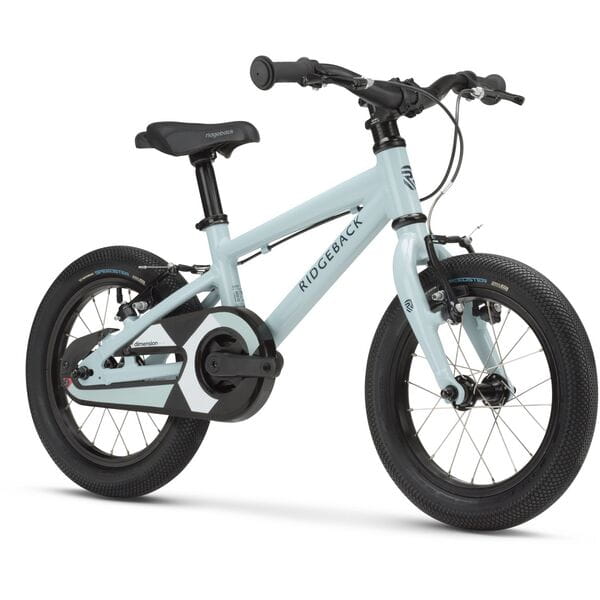 Ridgeback Dimension 14 Kids Bike - Lightweight & Versatile for Ages 3-4 20 Front View of Ridgeback Dimension 14 Blue Bike