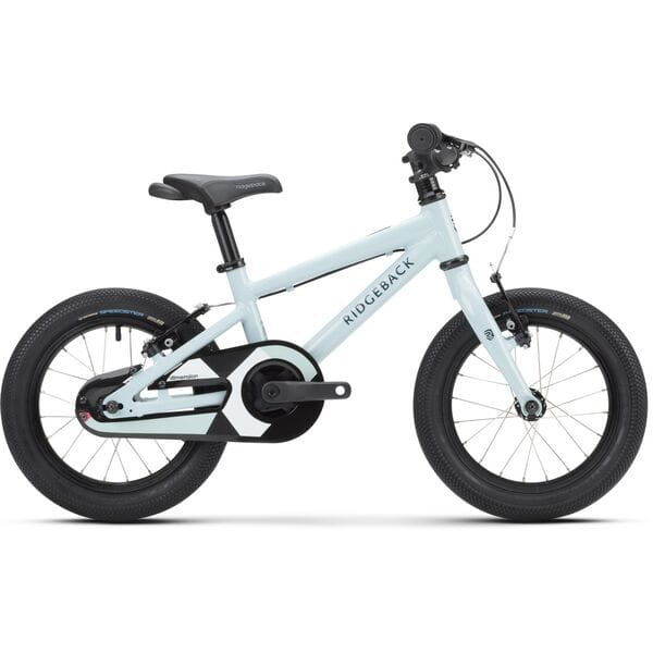Ridgeback Dimension 14 Kids Bike - Lightweight & Versatile for Ages 3-4 19 Ridgeback Dimension 14 Blue 2024 Kids Bike Side View