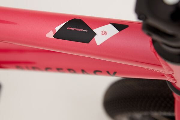 Ridgeback Dimension 14 Kids Bike - Lightweight & Versatile for Ages 3-4 7 Triple Butted Alloy Frame in Pink