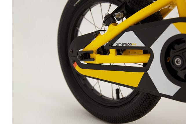 Ridgeback Dimension 14 Kids Bike - Lightweight & Versatile for Ages 3-4 14 Rear View of Ridgeback Dimension 14 2024 Kids Bike