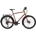 Ridgeback Expedition Orange Touring Bike – 27-Speed, Disc Brakes & Long-Distance Comfort 1 Side view of Ridgeback Expedition Orange Touring Bike