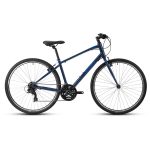 Ridgeback Motion Large Navy Hybrid Bike – 21 Gears, Comfort Saddle, Lightweight Alloy Frame 2 Ridgeback Motion Large Blue Hybrid Bike side profile