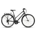 Ridgeback Speed Open Frame Large Grey Utility Bike – All-Weather Hybrid for City & Commute 2 Ridgeback Speed Open Frame Utility Bike Grey Side View
