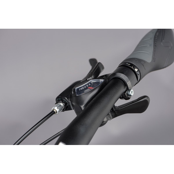 Ridgeback Speed Open Frame Large Grey Utility Bike – All-Weather Hybrid for City & Commute 15 Ridgeback Speed Purple Shimano Gear System