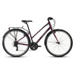 Ridgeback Speed Open Frame Utility Bike – Large, 21 Gears, Aluminium Frame, Purple 1 Ridgeback Speed Open Frame Utility Bike Purple Side View