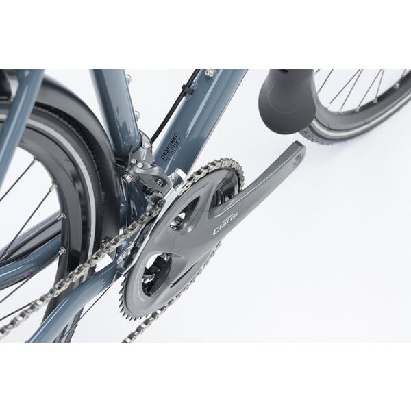 Ridgeback Tour Large 2024 – Touring Bike with Shimano Claris, Promax Disc Brakes, Rack Mounts – 700c – Blue – Fixthisbike London 11 Paddle with Comfortable Grips