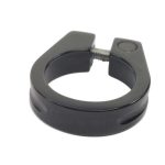 Threadsaver Seat Clamp 29.8 mm - Black Anodized Aluminum with Rotating Thread Insert 1 Threadsaver Seat Clamp 29.8mm - Black Aluminum - Rotating Thread