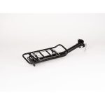 Tour AVS Seatpost Rear Pannier Rack – Black, Fits 25-36mm Seatposts, 10kg Capacity 1 Tour AVS Seatpost Rear Pannier Rack side profile showing 25-36mm fit