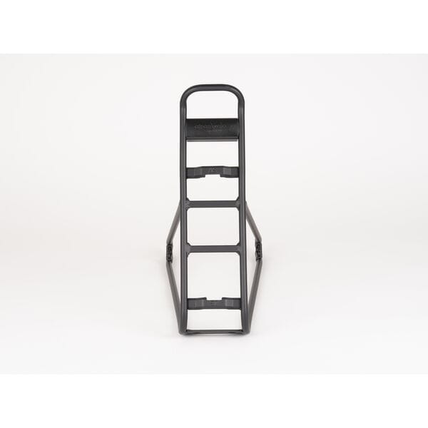 Tour AVS Sport Rear Pannier Rack – Black – 27kg Capacity – Fixed Length Legs 5 Tour AVS Sport Rear Pannier Rack Black top view with fixed legs