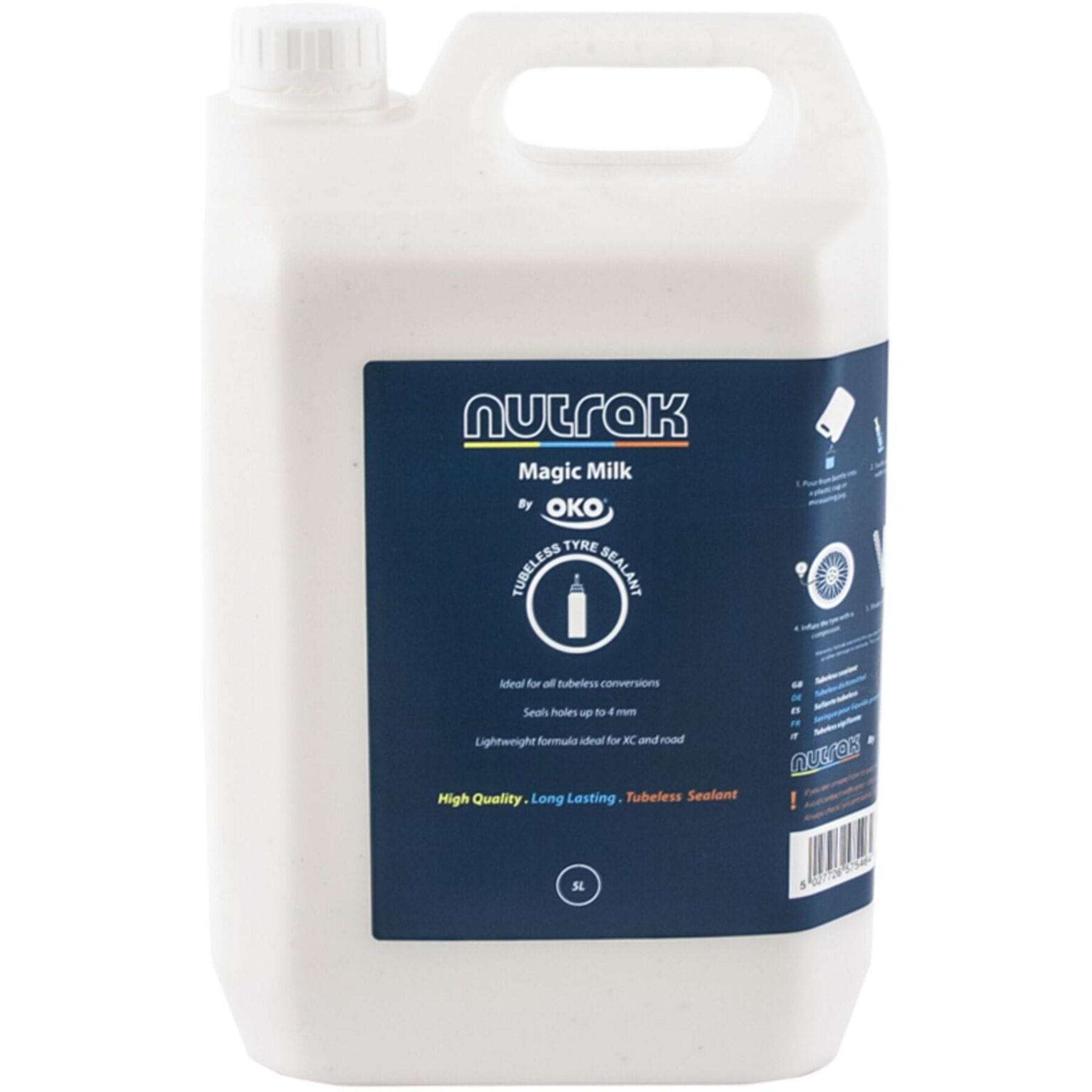 Nutrak tubeless tyre sealant 5 litre 4 Nutrak tubeless tyre sealant 5 litre - Image 2